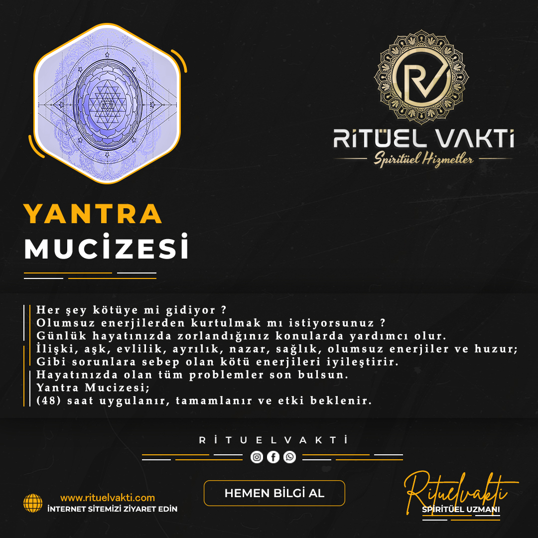 Kişiye Özel Çalışma Yantra